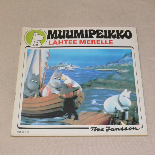 Muumipeikko 06 - 1981 lähtee merelle